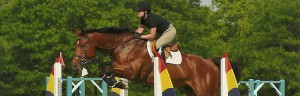 Laura Roesing competing in Jumpers